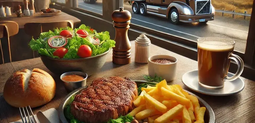 ASTR repas chauffeur poids lourd restaurant routier