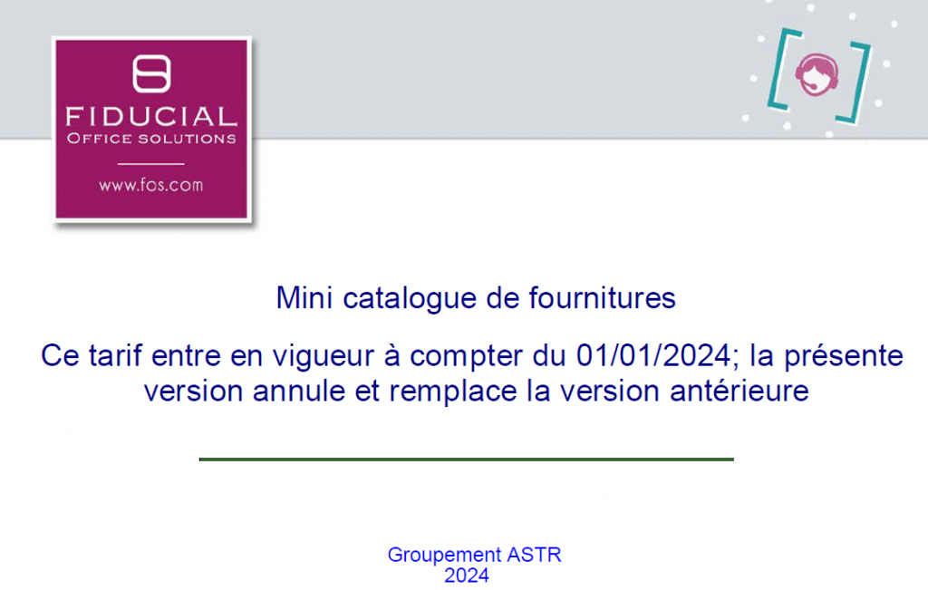 FIDUCIAL _Mini catalogue 2024